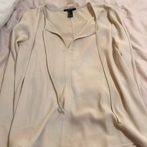 Cream blouse